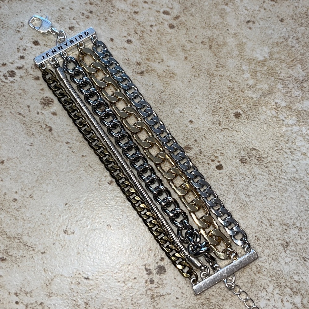 MWT Jenny Bird Austin Stacking Metal Cuff Bracelet